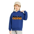 thumbnail image 5 of SERTG Kids Halloween Hoodie Sweatshirt with Cute Printed Fashion Soft Comfortable Long Sleeved Top for Children 2-7 Years(Blue,6 Years), 5 of 5