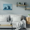 thumbnail image 2 of Stupell Home Décor Windmill Blue Farm Landscape Painting Canvas Wall Art by Karen Dreyfus, 2 of 6