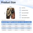 thumbnail image 4 of Cauagu Gothic Eastern Floral Skull Print Swim Trunks for Men,Youth Boys Swim Shorts Compression Liner Beach Shorts Boys' Swimming Shorts 7-20 Years Bathing Suit-Small, 4 of 7