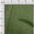 thumbnail image 2 of oneOone Rayon Green Fabric Geometric Craft Projects Decor Fabric Printed By The Yard 56 Inch Wide-J8, 2 of 5