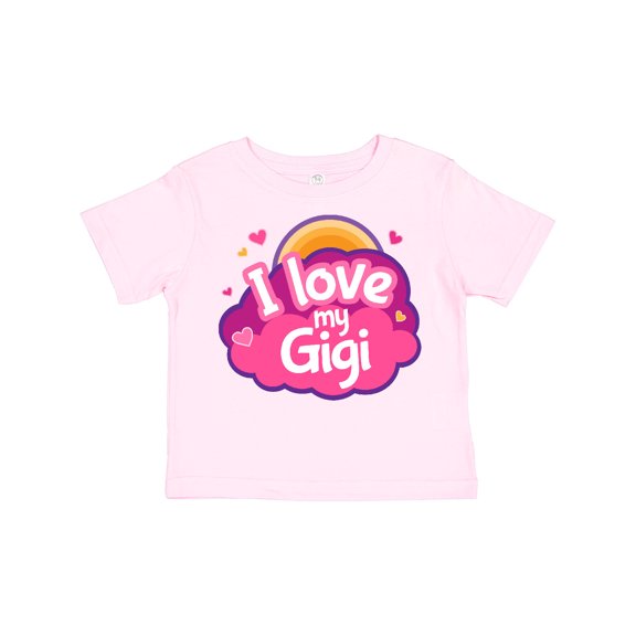 Inktastic I Love My Gigi Grandma Grandchild Girls Toddler T-Shirt
