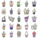 thumbnail image 2 of Set Of 50 Waterproof Vintage Girl Stickers Small Pvc Stickers For Laptopstyle 2, 2 of 4
