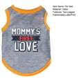thumbnail image 3 of Pnellth Pet Vest Two-Legged Apparel Fashionable Letter Print Washable Stylish Design Pet Vest Pet Accessories, 3 of 8