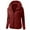 Red, variant on HAiming Women's Fleece Zip up Jacket Solid Color Long Sleeve Fuzzy Hoodie Coat Winter Warm Casual Outwear with Pockets