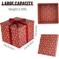 thumbnail image 3 of Large Gift Box 12x12x10Inch,Christmas Gift Boxes for presents,Present box,Gift Packaging for Christmas. (Red), 3 of 17