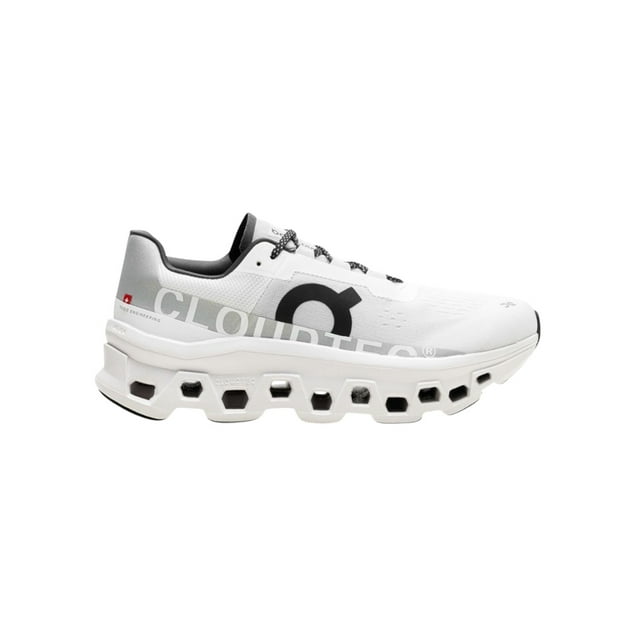 Tenis On Cloudmonster color blanco, membrana impermeable