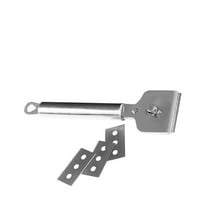 Stainless Steel Double Side Cleaning Multifunctional Razor Scraper Floor Glass Wall Cleaning Tool for Kitchen Household Duties