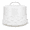 White, variant on Pink 12 Inch Cake Carrier With Lid And Handle For Baking Events & Outdoor Trips