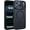 Deep Blue/Black, variant on Magnetic for iPhone 17 Pro Max Case 2025 [Compatible with Magsafe] [Military-Grade Protection] Matte Women Men Anti-Slip Shockproof Bumper Phone Cases for 17 Pro Max 6.9", Hot Pink/Black