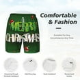 thumbnail image 6 of Picia Merry Christmas pattern Mens Swim Trunks with Compression Liner Stretch Beach Shorts Quick Dry with Zipper Pockets No-Chafing Board Shorts-Large, 6 of 9