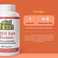 thumbnail image 3 of Natural Factors MSM Joint Formula, Supports Healthy Joints, Muscle and Cartilage with Glucosamine and Chondroitin Sulfate, 180 Capsules, 3 of 7
