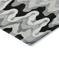 thumbnail image 4 of Addison Rugs Chantille Indoor/Outdoor Transitional Waves Black Washable Rectangle Rug, 10' x 14', 4 of 6