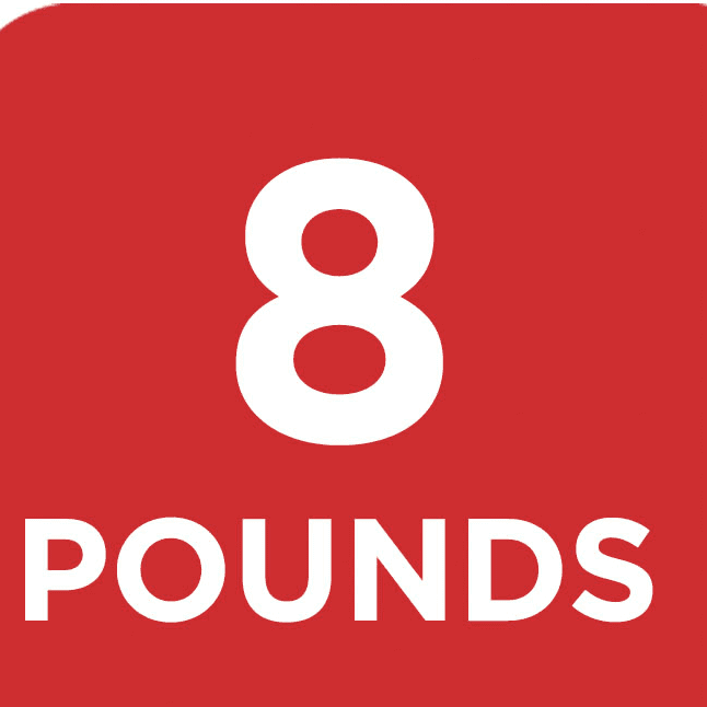 8 lb.