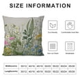 thumbnail image 5 of Nawypu  Decorative Throw Pillow Covers  Wild Flowers Pillow Covers, Spring Plant Pillowcase Soft Solid Square Cushion Case for Living Room Couch Bed Sofa, 5 of 5
