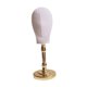 thumbnail image 4 of Cabeza de maniquí, soporte para pelucas, multiusos, perchero para sombreros Base dorada, 4 of 9