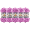 thumbnail image 1 of ESTAMBRE VELLUTO ALIZE TIPO CHENILLE CON 5PZAS DE 100GRS C/U MISMO COLOR, 1 of 4