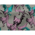 thumbnail image 5 of oneOone Viscose Jersey Dusty Green Fabric Rooster Cock Sewing Fabric By The Yard Printed Diy Clothing Sewing Supplies 60 Inch Wide-6S, 5 of 7