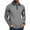 Gray(zip), variant on Shirts for Men Mens Mens Clothes Color Block Neck Quarter Zipper Mock Neck Fall Blue XL
