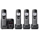 thumbnail image 1 of Teléfono inalámbrico Panasonic KX-TGD664M con Bluetooth - Negro x4, 1 of 5