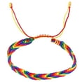 thumbnail image 4 of WEUVEB Custom Bracelet Woven Bracelet Multi Color 1 Set Adjustable Rope for Anniversaries, 4 of 8