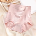 thumbnail image 3 of Sngxgn Cotton High Waisted Underwear for Women Cotton Full Coverage Panties Ladies Briefs(Pink,One Size), 3 of 4