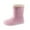 Pink, variant on HAOTAGS Rain Boots for Women, Waterproof Casual Rainy Day Wear Shoes Black 5.5