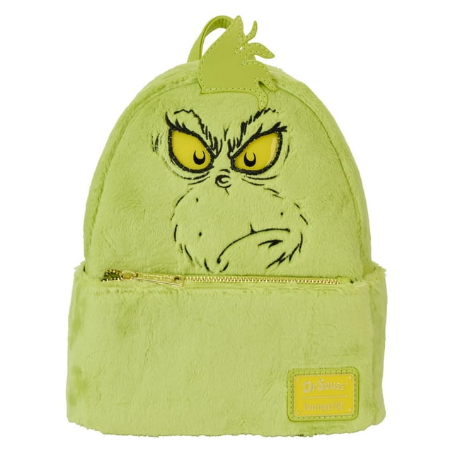 Mochila Loungefly Dr. Seuss Plush Grinch Light Up Cosplay
