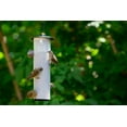 thumbnail image 2 of Birds Choice Modern Farmhouse Metal Hanging Bird Feeder for Finches, Black/White, 2 of 5