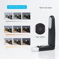 thumbnail image 2 of CNKOO Portable adjustable Brightness LED Book Reading Light Mini USB Rechargeable Bookmark Light  Gifts for children White/Warm, 2 of 6