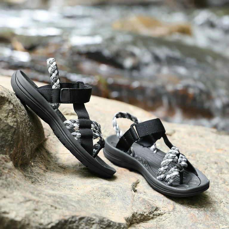 OutPro Women's Waterproof Hiking Sandals, Arch Support, Adjustable