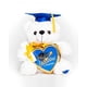 thumbnail image 2 of Oso de Peluche de Graduación Blanco de 8" con Gorra Azul y Diplomado en Mano - Viene con u YMCtoys YMCtoys, 2 of 2