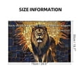 thumbnail image 2 of WYYP Lion Mosaic Surreal Wood Jigsaw Puzzle Gift | Eco-Friendly | Family Entertainment 1000 PCS, 2 of 6