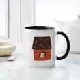 thumbnail image 4 of CafePress - Brick House Pig Mugs - 11 oz Ceramic Mug - Novelty Coffee Tea Cup, 4 of 4