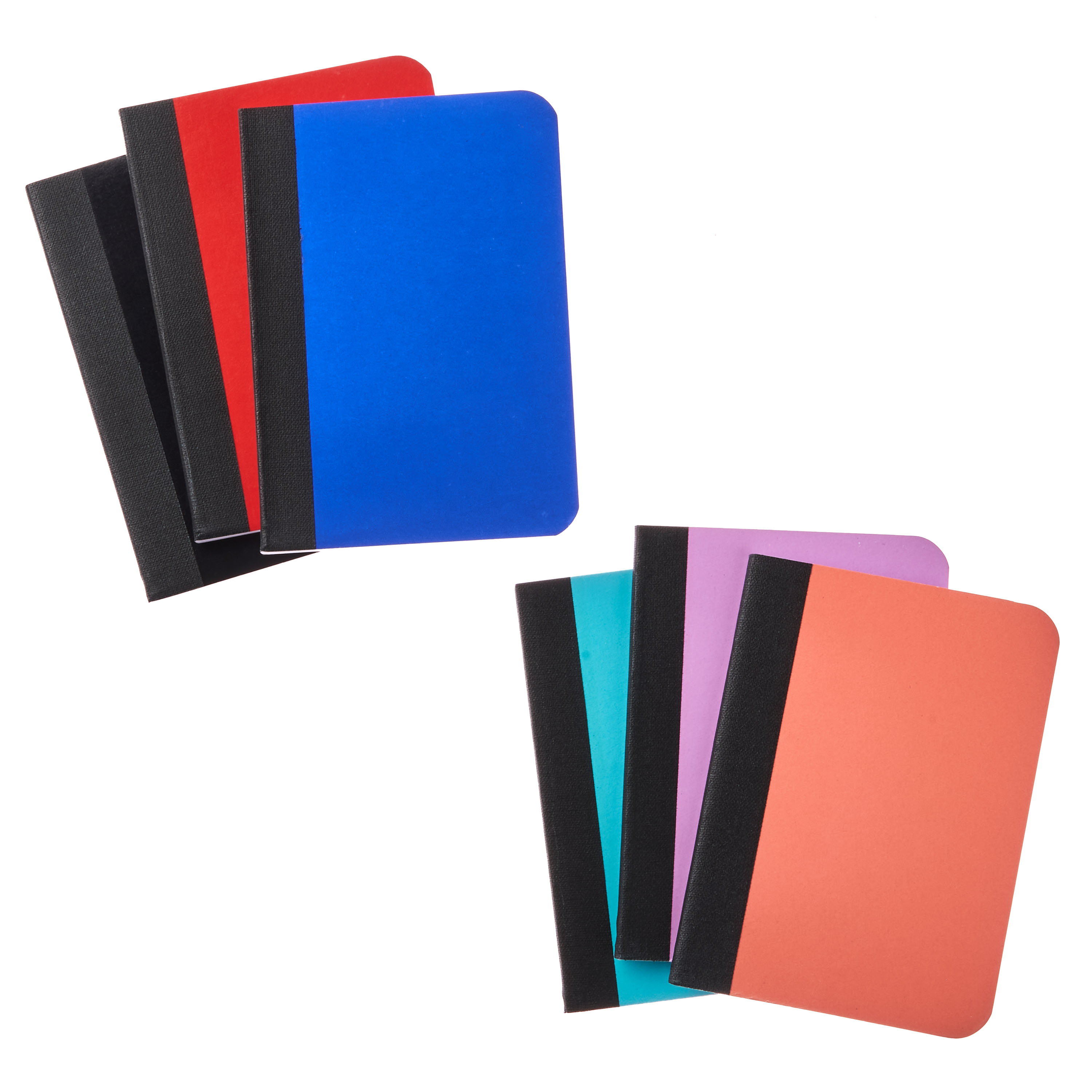 Pen + Gear 3-Pack Mini Composition Book, 3.25" x 4.5" x 4.55", 80 Sheets, Black, Blue and Red - image 3 of 5
