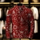 thumbnail image 5 of Chaqueta con estampado de árbol de Navidad, abrigo tipo cárdigan holgado para hombre, suéter informal de invierno, ropa de abrigo para las fiestas, ropa navideña elegante, 5 of 5