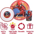 thumbnail image 2 of Marvel Spider-Man 3PC Melamine DINNERWARE Set in Gift Box, 2 of 5