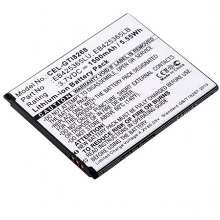 Dantona Cellular Battery - Dantona Industries CEL-GTI8268 Replacement Cell Phone Battery for Samsung EB425365LB