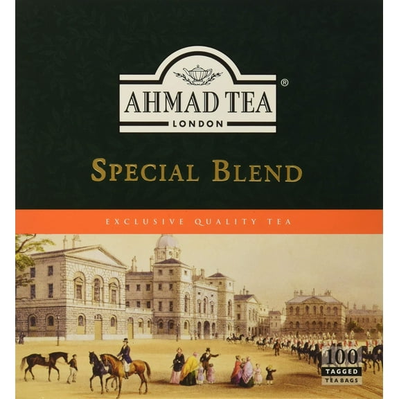 Ahmad Tea Special Blend Teabags with Tags, 100 Count