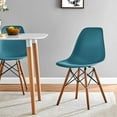 thumbnail image 1 of Heavenly Collection Navy Green Wood Chair SET OF 6, 1 of 6