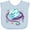 AE-Light Blue, variant on Inktastic Space Dragon and Planet Boys or Girls Baby Bib