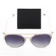 thumbnail image 1 of Gafas de sol retro simples Hombres Mujeres Marco de metal Gafas de sol de protección UV para viajes, 1 of 8