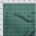 thumbnail image 2 of oneOone Coton Bio Voile Feuilles & Imprimé Artistique Floral par la Cour 42 Pouces de Large, 2 of 4