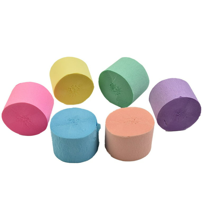 10pcs Craft Crepe Paper Roll Sheets Wrapping Florist Streamers Party  Birthday Hanging Decoration - Walmart.com in 2023