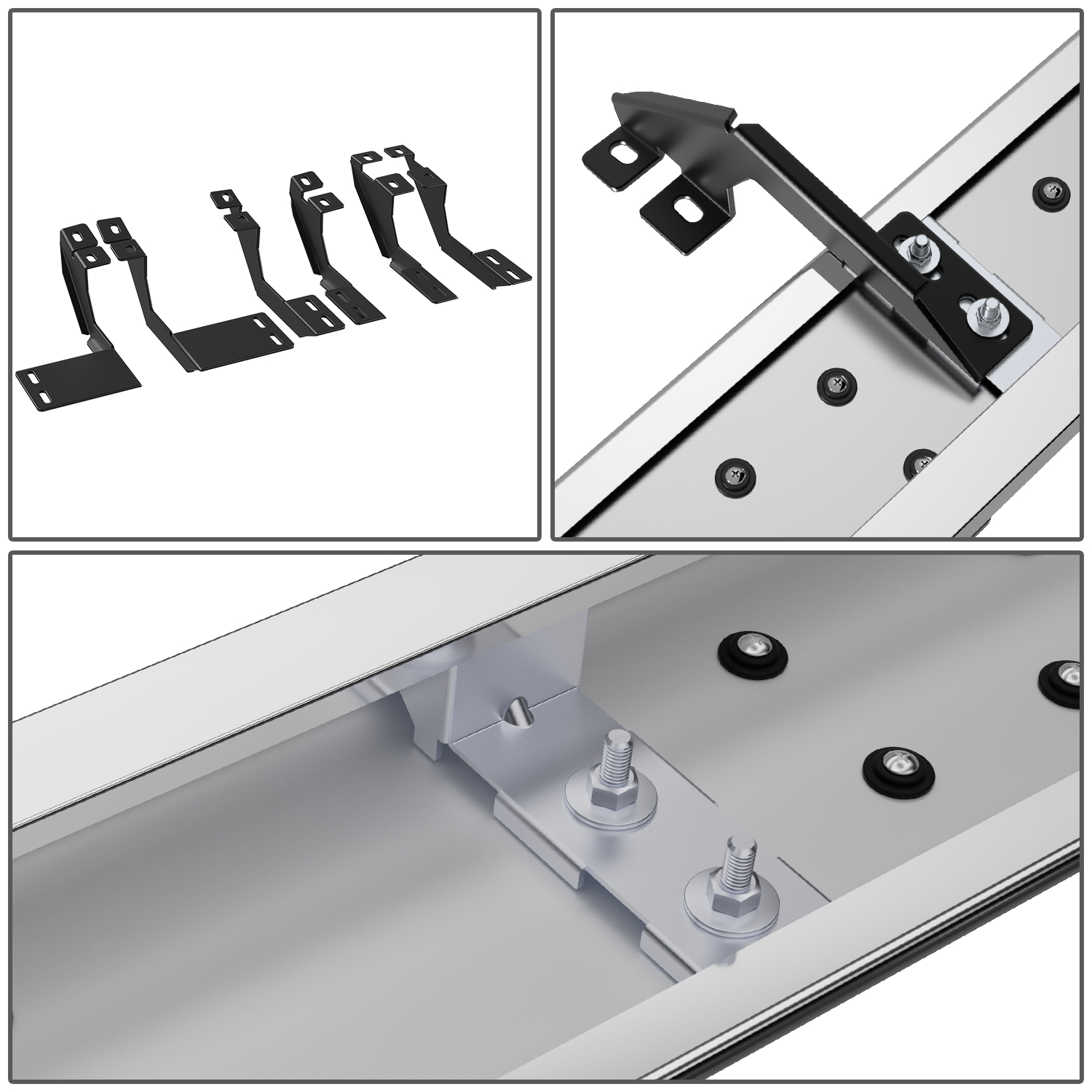 Nuvision for 23-25 Honda Pilot 6.5" Premium Running Boards Side Step Pedal Nerf Bars