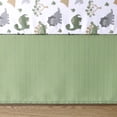 thumbnail image 4 of Juego de Ropa de Cama para Cuna The Peanutshell Dinosaur Dreams Verde Set de 3, 4 of 7