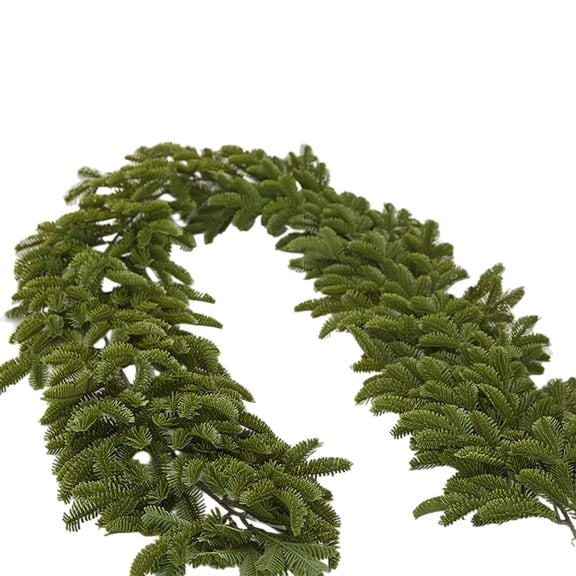 Christmas Norfolk Pine Garland - 6FT Real Touch Artificial Greenery Garland for Mantle, Fireplace, Table, Stairs, Indoor Outdoor Holiday Decor, and Anthropology Home Decor