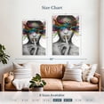 thumbnail image 4 of Elephant Stock Sounds Of Silence Wall Art - Vertical Canvas Wall Art - Living Room Wall Decor - People Canvas - Gray And Beige Decor By Ashvin Harrison - 26" x 39", 4 of 8