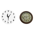 thumbnail image 1 of Reloj De Pared Silencioso Con Diseño De Bailarina Y Alarma De Canto De Pájaros, Reloj Redondo Decorativo Para Cocina, Oficina, Comedor Y Hogar., 1 of 7