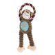 thumbnail image 1 of Dog Plush Toy Braiding Rope Teeth Grinding Cleaning Dog Squeaky Toys for Dogs Puppy Monkey, 1 of 5