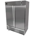 thumbnail image 4 of Heavy Duty Commercial 47 cu ft Solid Stainless Steel Reach-In Refrigerator (2 Door), 4 of 7